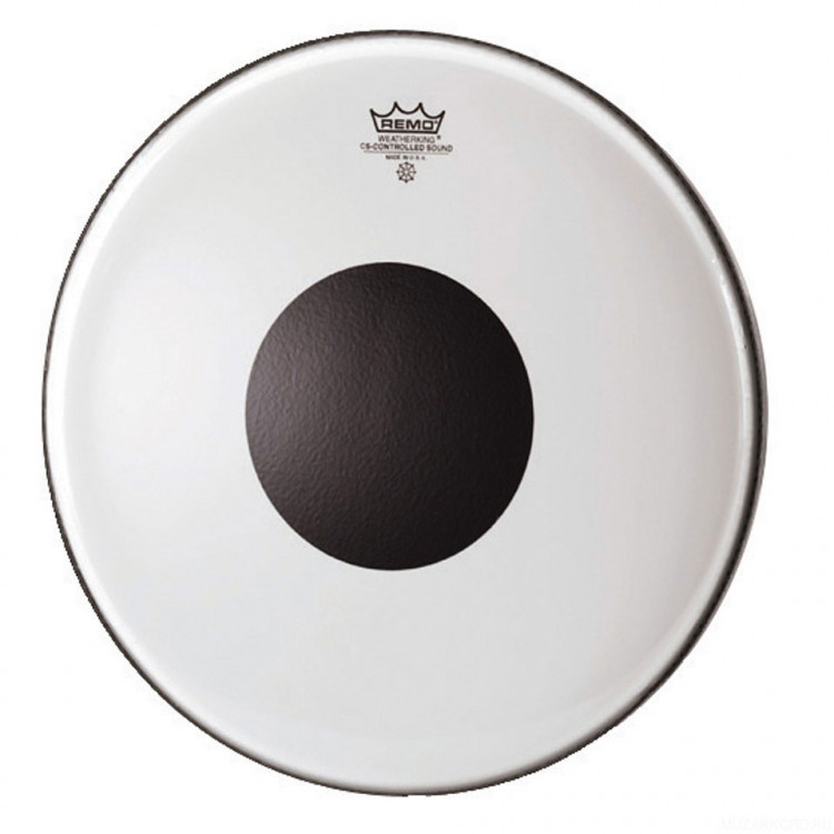 REMO CS-1324-10 Bass Controlled Sound Clear Black Dot On Top 24'' пластик