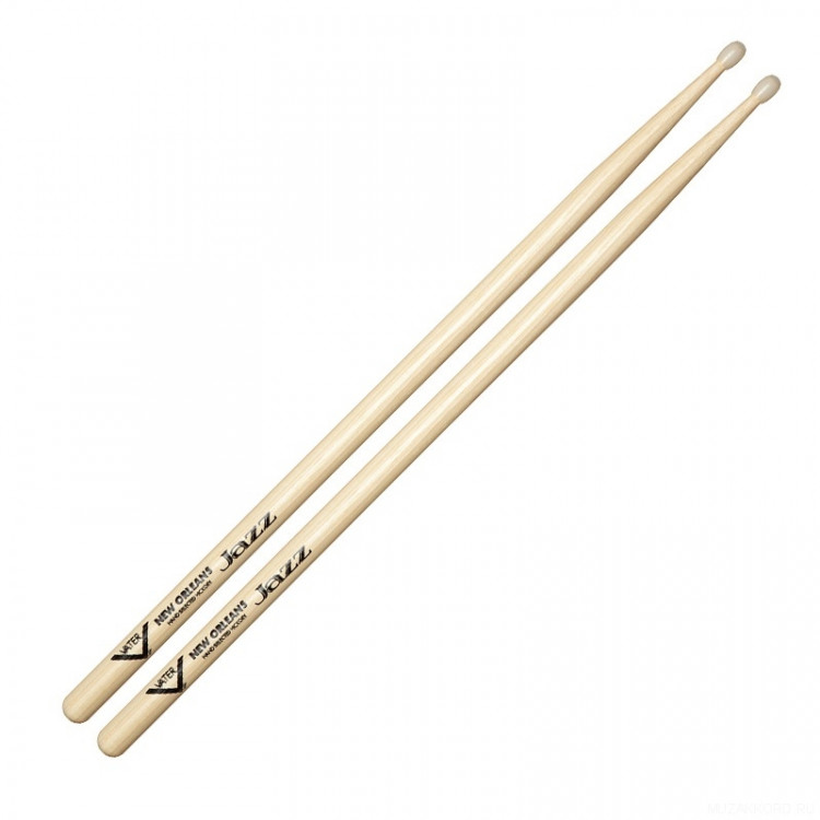 VATER VHNOJN American Hickory New Orlean Jazz барабанные палочки, орех, нейлоновая головка