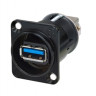 Проходной разъем Neutrik NAUSB3-B USB 3.0