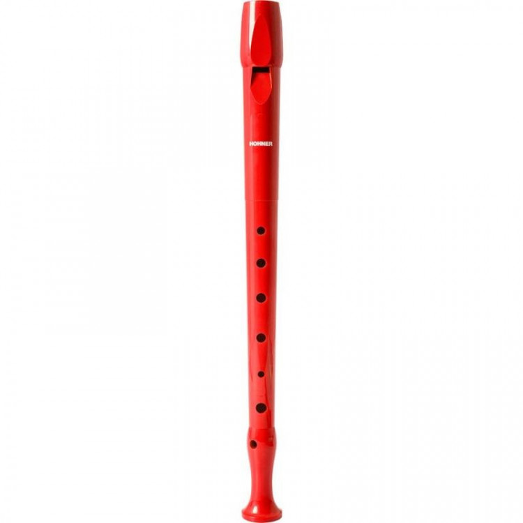 HOHNER B95084RE блокфлейта сопрано немецкая + шомпол и чехол