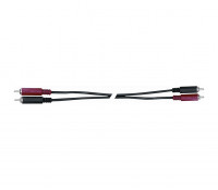 QUIK LOK AD79-2 компонентный кабель, позолоченные разъёмы 2 RCA Male - 2 RCA Male (тюльпаны), 2м