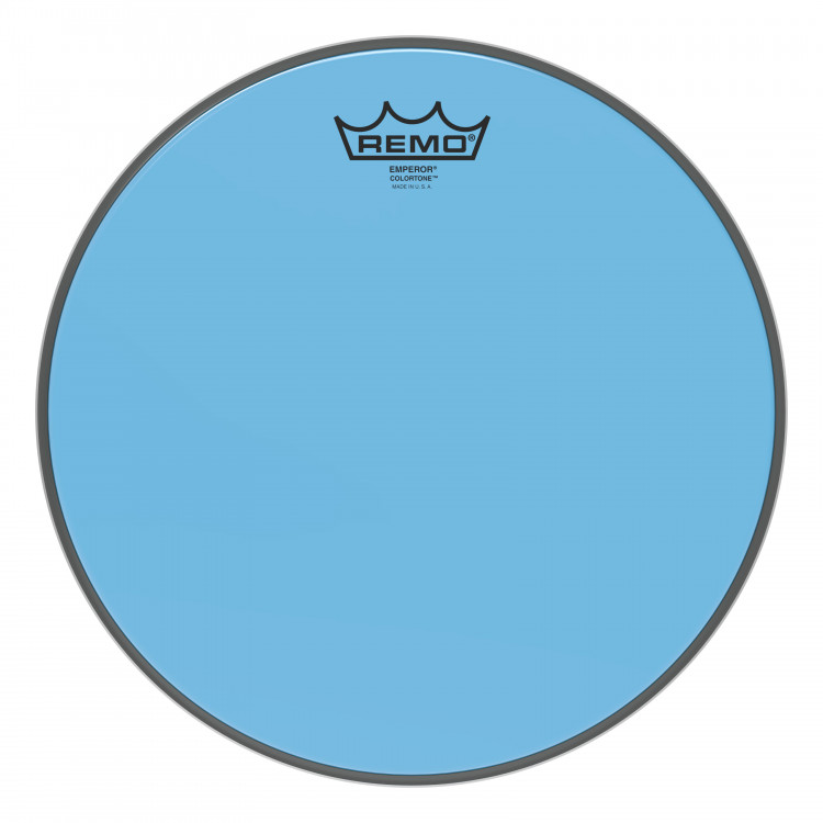 REMO BE-0312-CT-BU Emperor® Colortone™ Blue Drumhead, 12' цветной двухслойный прозрачный пластик, голубой