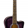 Акустическая гитара COLOMBO LF-3800 CT GS фиолетовый бёрст