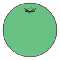 REMO BE-0312-CT-GN Emperor® Colortone™ Green Drumhead, 12' цветной двухслойный прозрачный пластик, зеленый