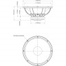 EIGHTEEN SOUND 18LW2400/4 18" динамик с расширенным НЧ, 4 Ом, 1200 Вт AES, 98dB, 31-2500 Гц