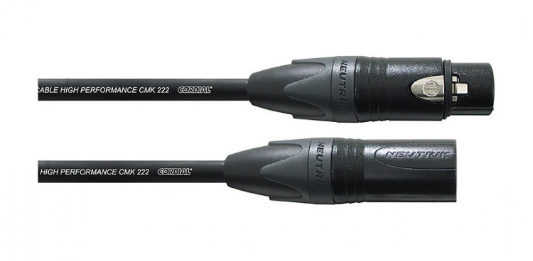 Cordial CPM 3 FM микрофонный кабель XLR мама-XLR папа 3 м