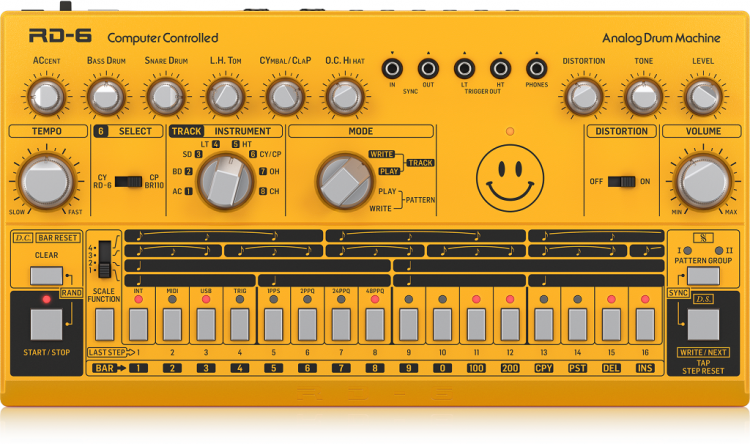 Драм-машина Behringer RD-6-AM аналоговая