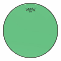 REMO BE-0314-CT-GN Emperor® Colortone™Green Drumhead, 14' цветной двухслойный прозрачный пластик, зеленый