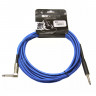 Invotone ACI1206/B - инструментальный кабель, 6.3 mono Jack-6.3 mono Jack угловой 6 м (синий)