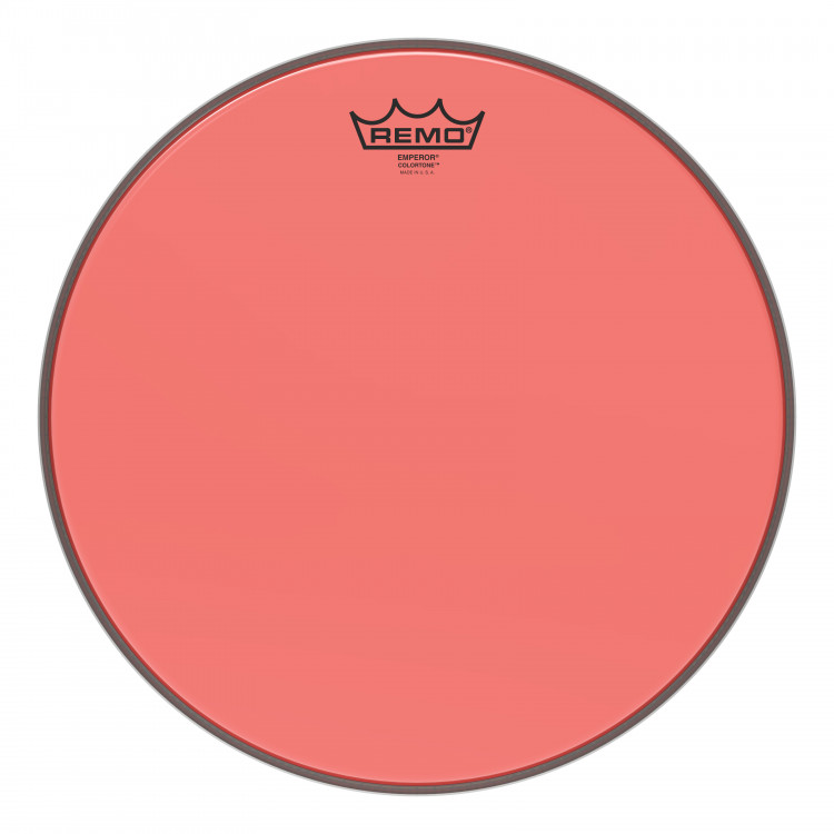 REMO BE-0314-CT-RD Emperor® Colortone™ Red Drumhead, 14' цветной двухслойный прозрачный пластик, красный