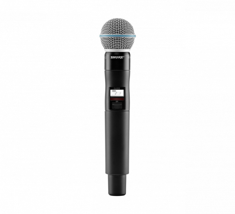 Ручной передатчик SHURE QLXD2/B58 G51 суперкардиоидный
