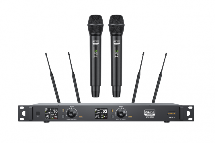 XLINE WS-1000A Радиосистема двухканальная с двумя ручными передатчиками