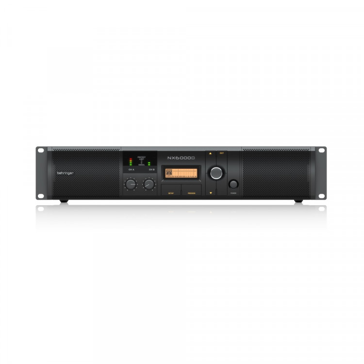 BEHRINGER NX6000D усилитель мощности 2 х 3000 Вт при 4 Ом; 2 х 1600 Вт при 8 Ом