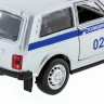 Машина "АВТОПАНОРАМА" инерц. ВАЗ 2121 1/50, в/к 12*7*5,5 см, серебристая