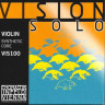 THOMASTIK  Vision Solo VIS100 cтруны для скрипки 4/4, натяжение среднее, VIS01 E - многожильная сталь