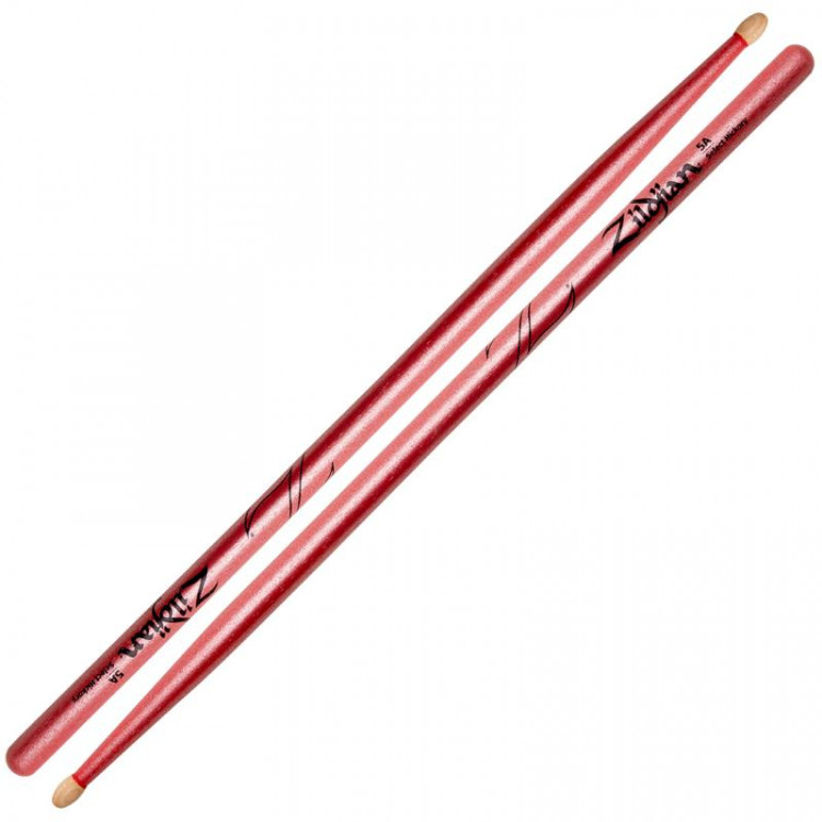 ZILDJIAN Z5ACP 5A CHROMA PINK (METALLIC PAINT) барабанные палочки, цвет розовый металлик