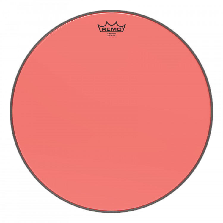 REMO BE-0318-CT-RD Emperor® Colortone™ Red Drumhead, 18' цветной двухслойный прозрачный пластик, красный