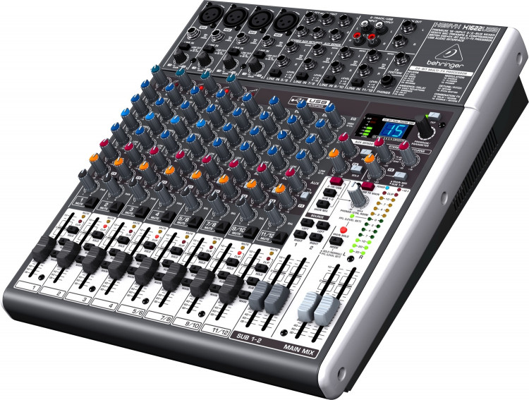 Behringer X1622USB Xenyx малошумящий премиальный микшерный пульт