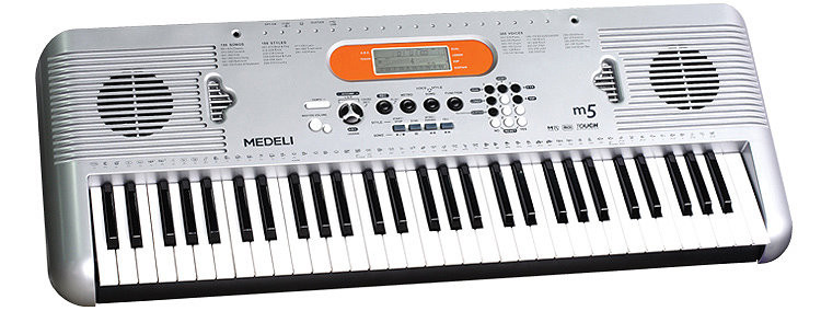 Синтезатор MEDELI M5 61 активная клавиша, полифония 32 ноты, запись, обучение