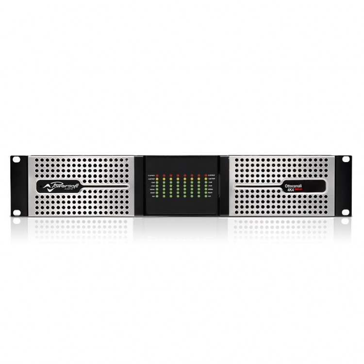 POWERSOFT Ottocanali 4K4 DSP+DANTE 8-канальный усилитель 8x450 Вт DSP DANTE