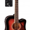 VGS D10 CE Dreadnought Cutaway Violinburst электроакустическая гитара