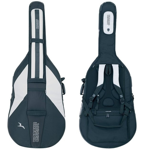 Чехол для клнтрабаса 4/4 GEWA Jaeger Doublebass Gig Bag 4/4 Black чёрный/антрацит