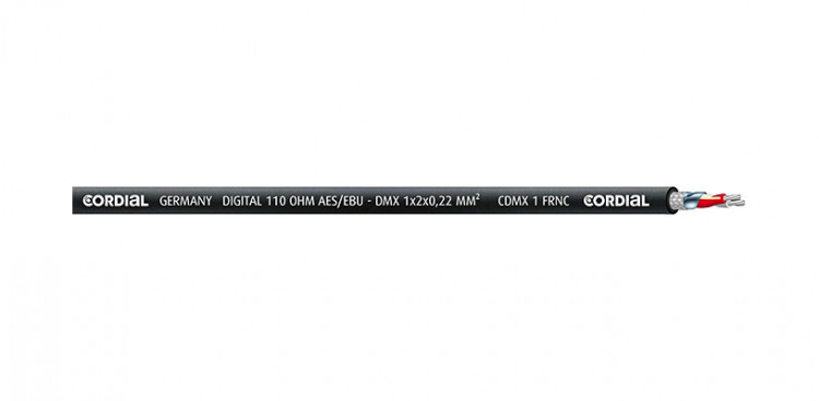 Кабель Cordial CDMX 1 FRNC DMX AES EBU