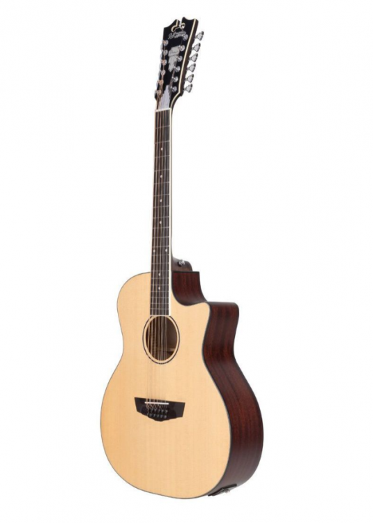 D'Angelico Premier Fulton LS Natural 12-стр. электроакустическая гитара