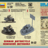 Сборные солдатики ZVEZDA Немецкий мотоцикл R-12, 1/72