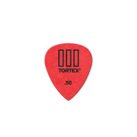 DUNLOP 462P.50 Tortex® TIII упаковка красных медиаторов 0.5мм, (12шт.)
