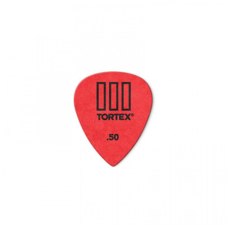 DUNLOP 462P.50 Tortex® TIII упаковка красных медиаторов 0.5мм, (12шт.)