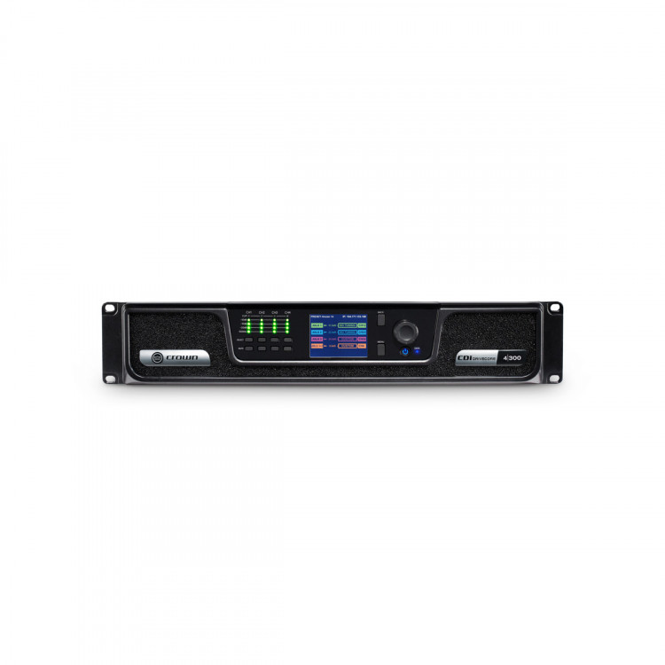 CROWN CDi DriveCore 4|300 4-канальный усилитель мощности 4х150 Вт /2 Ом, 4х300 Вт /4 Ом , 70/100В-300 Вт
