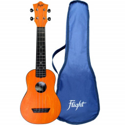 FLIGHT TUS 35 OR Travel укулеле-сопрано с чехлом FLIGHT TUS 35 OR Travel укулеле-сопрано с чехлом