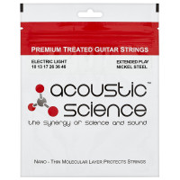 Струны для электрогитар ACOUSTIC SCIENCE NICKEL 10-46