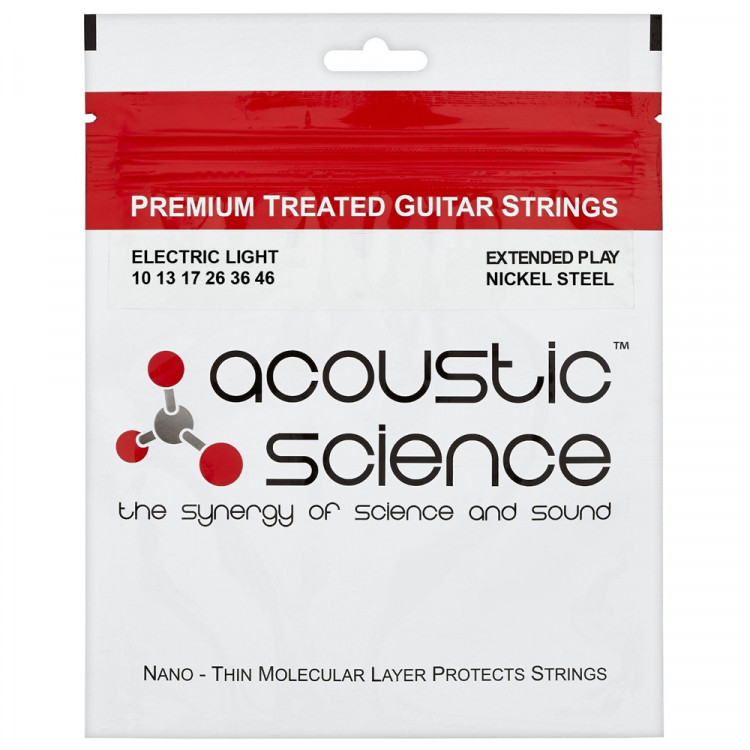 Струны для электрогитар ACOUSTIC SCIENCE NICKEL 10-46