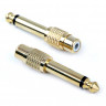 Invotone AD160G - переходник моно джек<>RCA (цвет - золото)