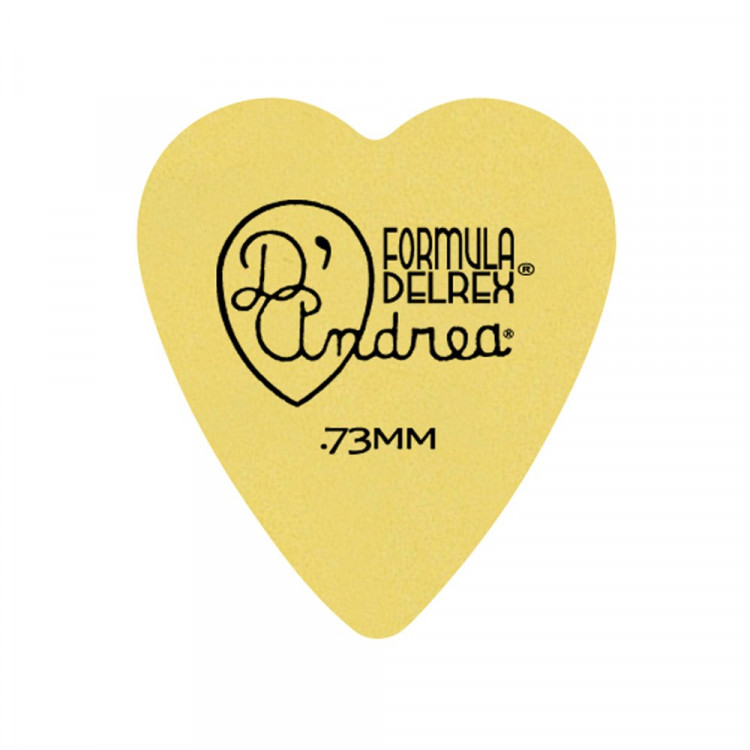 Медиатор 0.73 мм DAndrea RD323 .73MD, 72 шт