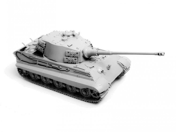 Сборная модель ZVEZDA Тяжелый немецкий танк T-VIB «Королевский Тигр» с башней Хеншель, 1/35