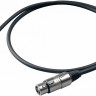 PROEL BULK250LU6 микрофонный кабель XLR мама-XLR папа 6 м