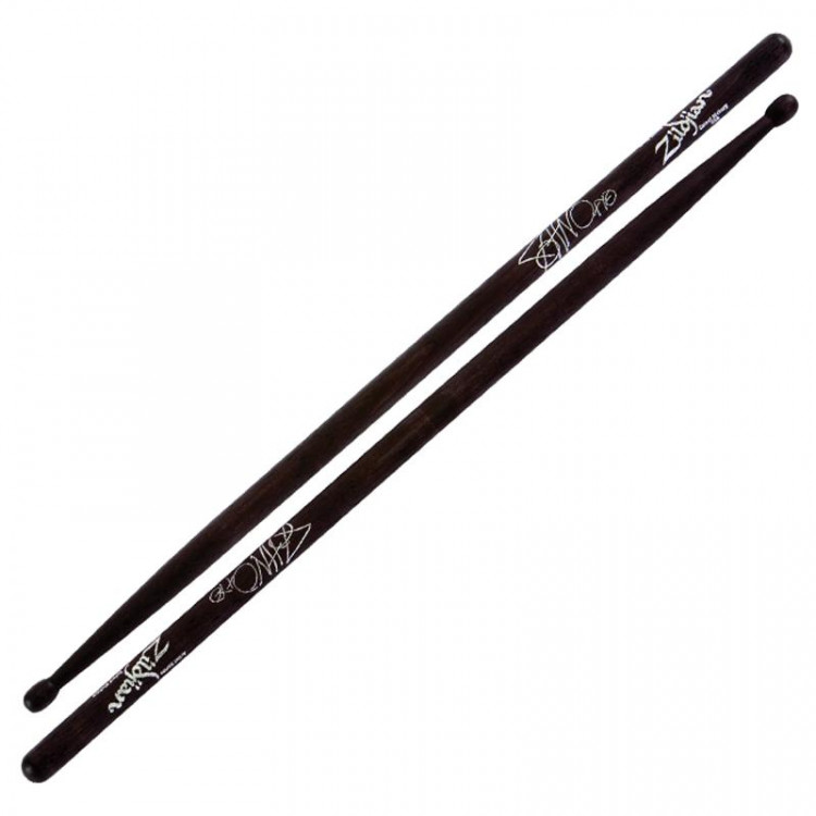 ZILDJIAN ZASOT JOHN OTTO ARTIST SERIES барабанные палочки с деревянным наконечником, именные, материал: орех