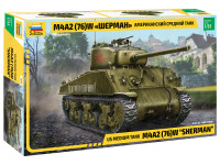 Американский средний танк "Шерман" М4А2(76)W 1/35