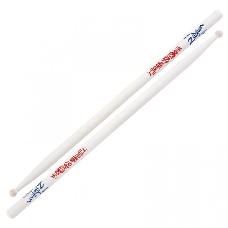 ZILDJIAN ZASTB TRAVIS BARKER ARTIST SERIES барабанные палочки с деревянным наконечником, именные, материал: орех