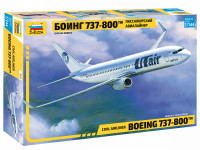 Пассажирский авиалайнер "Боинг 737-800" 1/144