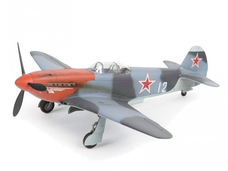 Сборная модель ZVEZDA Советский истребитель Як-3, подарочный набор, 1/48