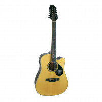 GREG BENNETT GD112SCE/N -  электроакустическая гитара с вырезом, дредноут, цвет натуральный