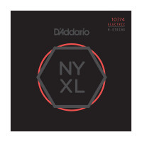 Струны для 8-струнной электрогитары D'ADDARIO NYXL1074 10-74
