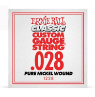 Ernie Ball 1228 калибр.028 одиночная для электрогитары/акустической гитары