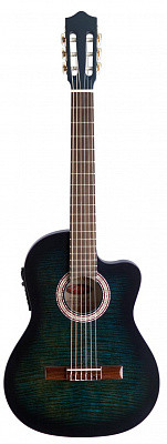 Stagg C546TCE-BLS 4/4 классическая гитара со звукоснимателем Stagg C546TCE-BLS 4/4 классическая гитара со звукоснимателем