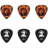 Комплект медиаторов DUNLOP HENDRIX VOODOO FIRE PICK TIN