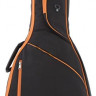 Чехол для классической гитары 4/4 GEWA IP-G Classic 4/4 Orange чёрный с оранжевой отделкой